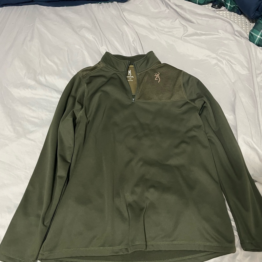 Browning Forest Green Half-Zip Pullover